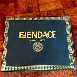 Empty fendace Shoe box